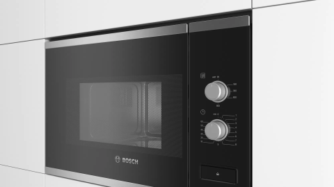 Bosch BFL520MS0 20 lt Siyah Ankastre Mikrodalga Fırın