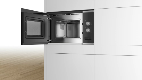Bosch BFL520MS0 20 lt Siyah Ankastre Mikrodalga Fırın