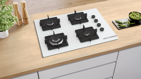 Bosch POH7C2P31O Beyaz Ankastre Ocak