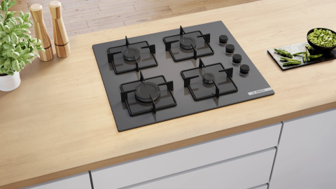 Bosch POP6C9P31O Siyah Ankastre Ocak