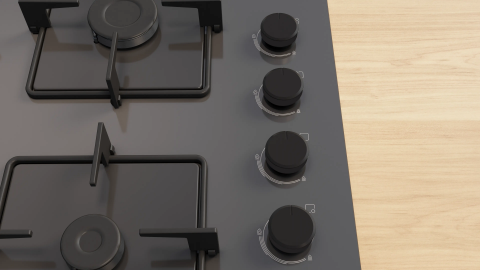 Bosch POP6C9P31O Siyah Ankastre Ocak