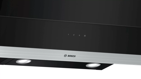 Bosch DWK065G60T Siyah Duvar Tipi Davlumbaz