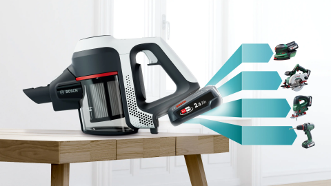 Bosch BCS61113 18 V Dikey Şarjlı Süpürge