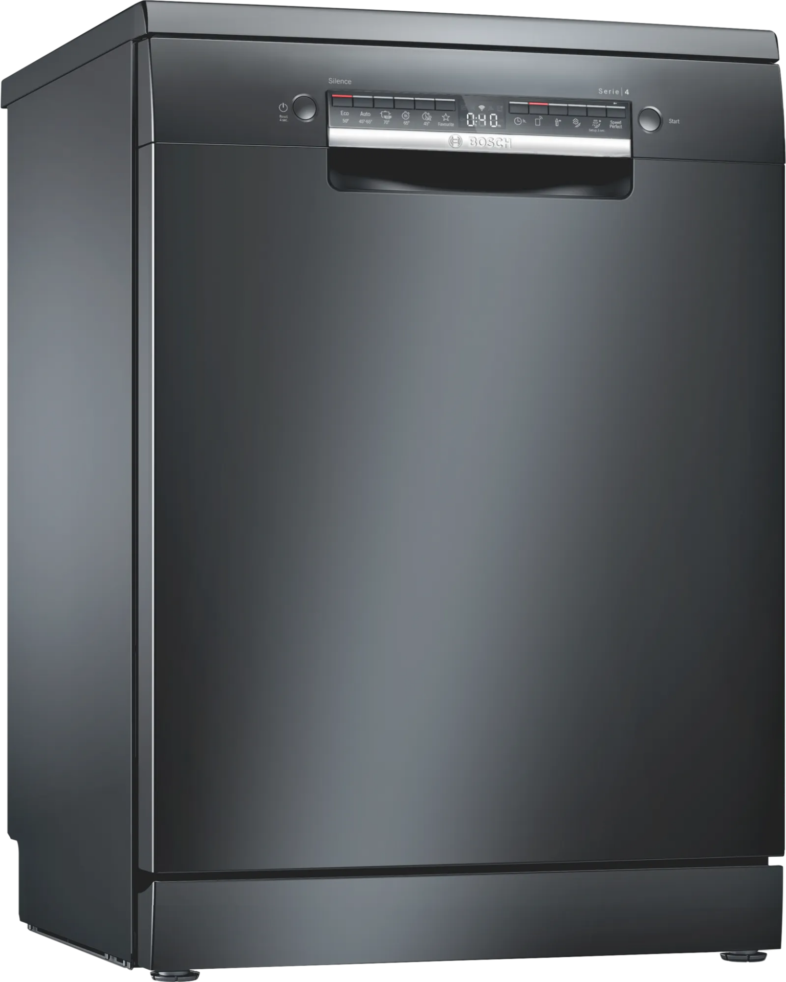 Bosch SMS4IKC62T 6 Programlı 13 Kişilik Siyah Inox Bulaşık Makinesi