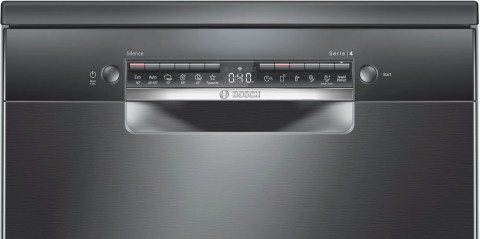 Bosch SMS4IKC62T 6 Programlı 13 Kişilik Siyah Inox Bulaşık Makinesi