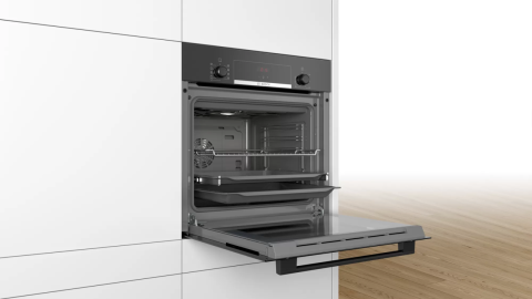 Bosch HBF534EB0T Siyah Ankastre Fırın