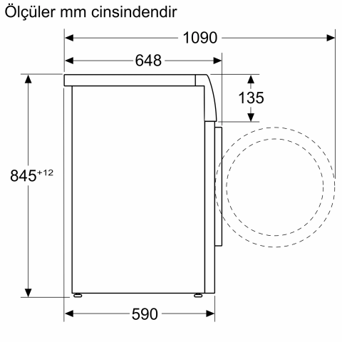 Bosch WGB244A0TR 9 kg 1400 Devir Çamaşır Makinesi