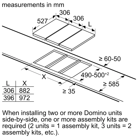 Bosch PKF375CA2E Seramik Domino Ankastre Ocak