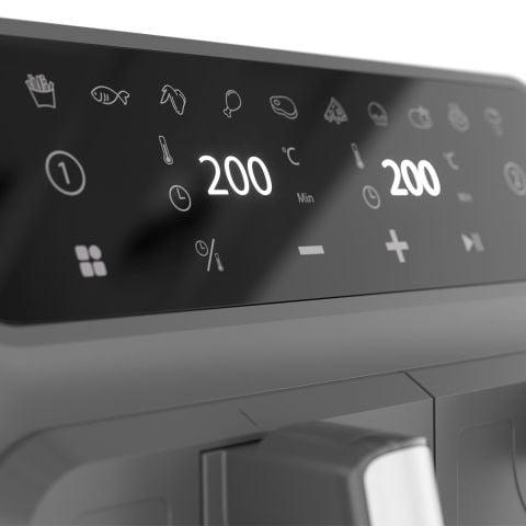 Blaupunkt D7800 Taste Master Çift Hazneli Air Fryer 4+4 lt Yağsız Fritöz