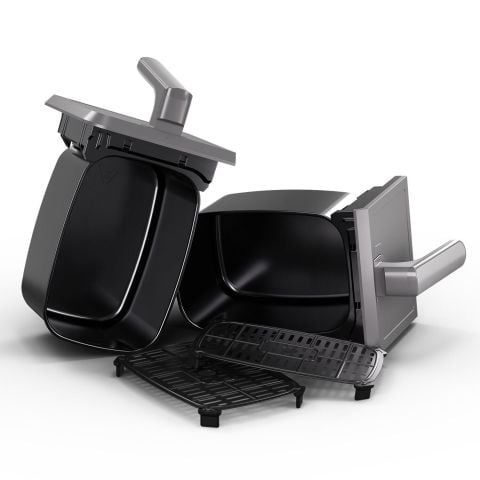 Blaupunkt D7800 Taste Master Çift Hazneli Air Fryer 4+4 lt Yağsız Fritöz