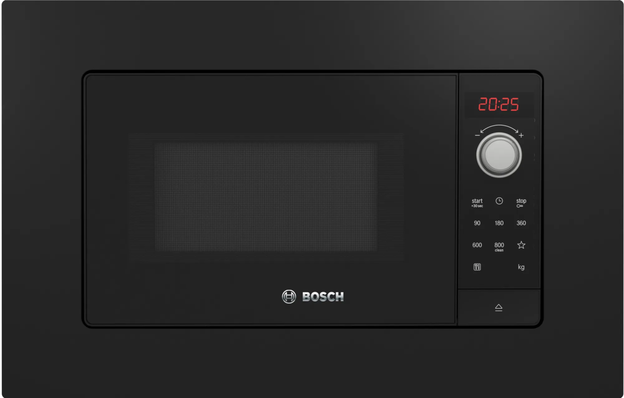 Bosch BFL623MB3 20 lt Siyah Ankastre Mikrodalga Fırın