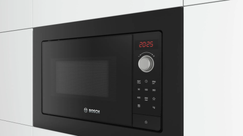 Bosch BFL623MB3 20 lt Siyah Ankastre Mikrodalga Fırın