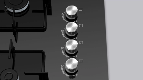 Bosch POP7C6O12O Gazlı Ocak