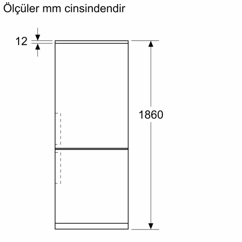 Bosch KGP86AXB0N Kombi No Frost Buzdolabı