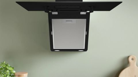 Bosch DWK64PJ60T Siyah Duvar Tipi Ankastre Davlumbaz