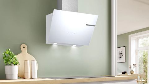 Bosch DWK66PJ20T Beyaz Duvar Tipi Davlumbaz