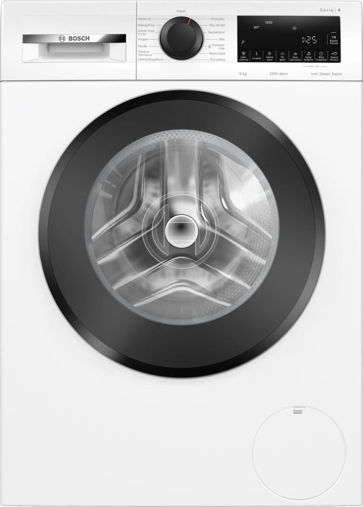 Bosch WGA242Z0TR 1200 Devir 9 KG Çamaşır Makinesi
