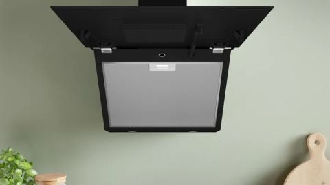 Bosch DWK67PJ60T Siyah Duvar Tipi Davlumbaz