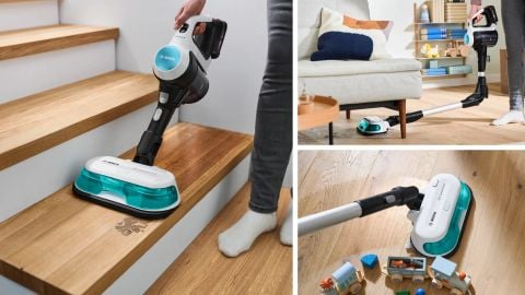 Bosch Unlimited 7 ProHygienic Aqua BCS71HYG1 Islak Kuru Akülü Dikey Süpürge