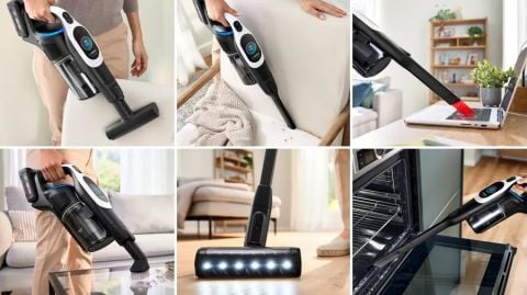 Bosch Unlimited 10 BCS1041WAC Şarjlı Dikey Süpürge