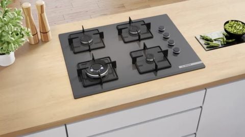 Bosch Serie 4 POH7C9P30O Wok Gözlü Ankastre Ocak