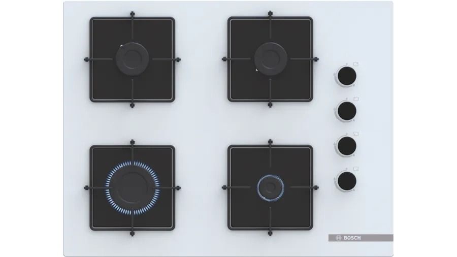 Bosch POP7C2P30O Beyaz Cam Ankastre Ocak