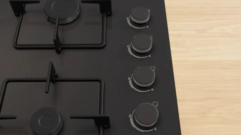 Bosch POP6C6P30O Siyah Cam Ankastre Ocak