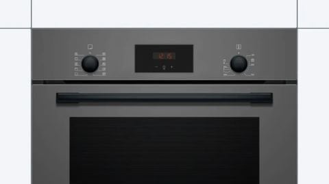 Bosch HBF512BH1T Antrasit Gri 66 lt Ankastre Fırın