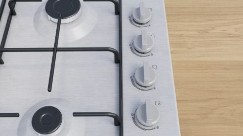 Bosch PBP6C5K80O Inox Ankastre Ocak