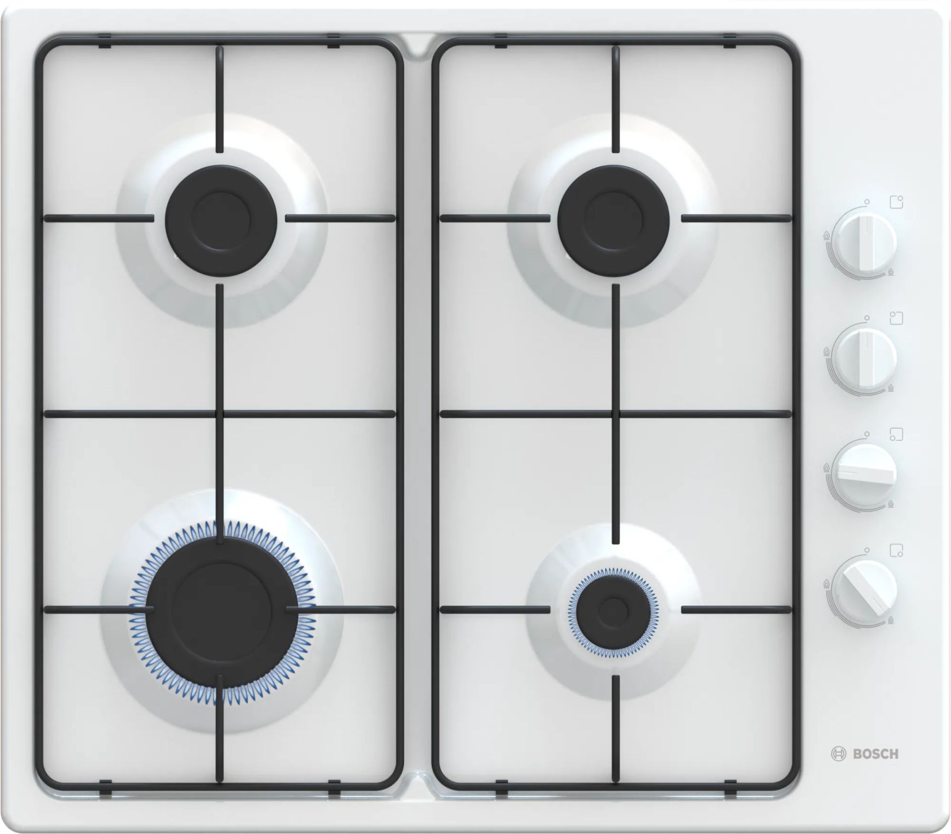 Bosch PBP6C2K80O Beyaz Ankastre Ocak