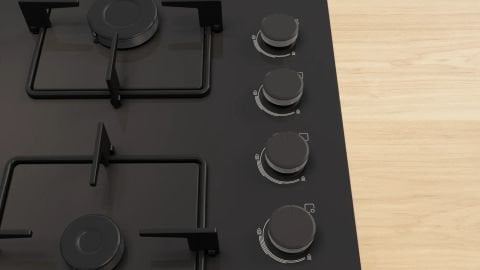 Bosch Serie 4 POP0C6P30O Siyah Set Üstü Ocak