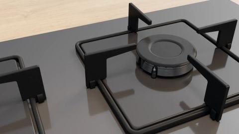 Bosch POP6C9P30O Cam Antrasit Gri Ankastre Ocak