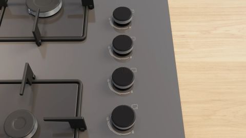 Bosch POP7C9P30O Antrasit Cam Ankastre Ocak