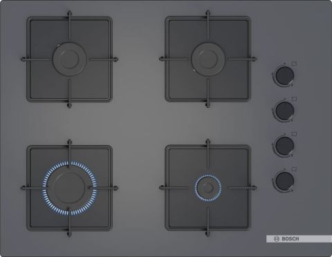 Bosch POP7C9P30O Antrasit Cam Ankastre Ocak