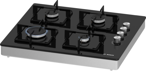 Bosch POP0C6O12O Siyah Cam Set Üstü Ocak