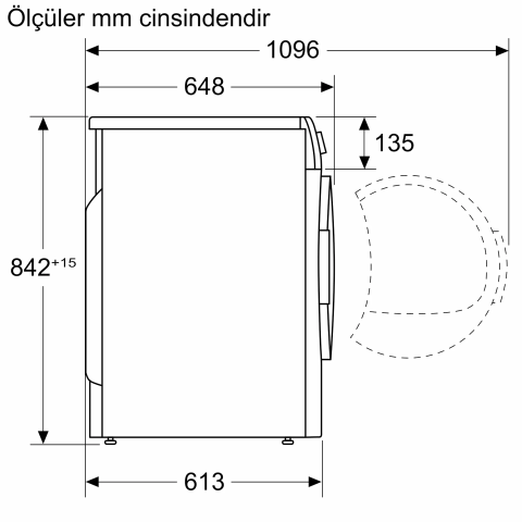 Bosch WQA24201TR 9 kg Çamaşır Kurutma Makinesi
