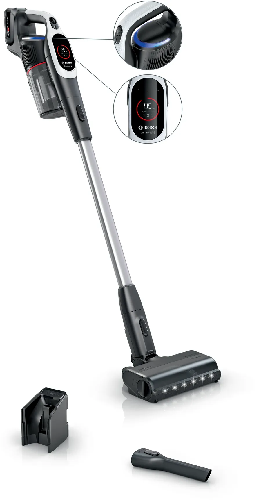 Bosch Unlimited 9 BCS931WBA Şarjlı Dikey Süpürge