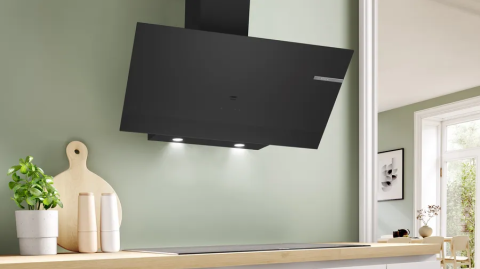 Bosch DWK97PJ60T Siyah Duvar Tipi Davlumbaz