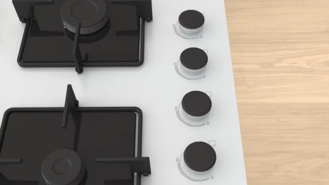 Bosch POP0C2P30O Beyaz Set Üstü Ocak
