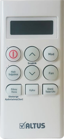 Altus ALK 2440 A++ 24000 BTU Duvar Tipi Inverter Klima