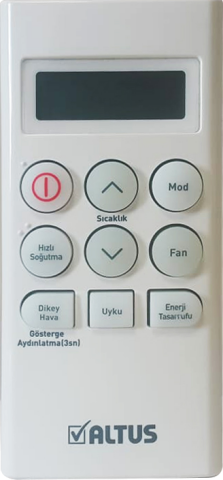 Altus ALK 2440 A++ 24000 BTU Duvar Tipi Inverter Klima