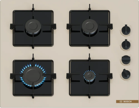 Bosch POP6C1O12O Beyaz Cam Ankastre Ocak