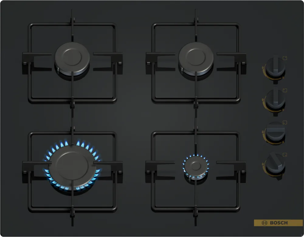 Bosch POP6C7O12O Siyah Cam Ankastre Ocak