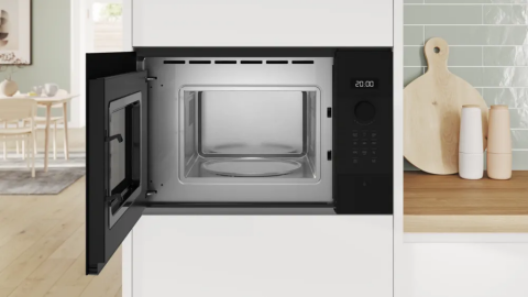 Bosch BFL524MB2 Siyah Ankastre Mikrodalga Fırın