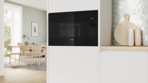 Bosch BFL524MB2 Siyah Ankastre Mikrodalga Fırın