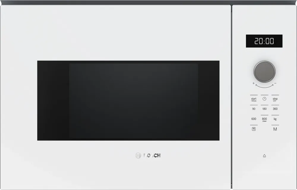 Bosch Serie 4 BFL524MW2 20 lt Beyaz Ankastre Mikrodalga Fırın