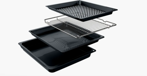 Bosch HUA736EG0T Black Inox Ankastre Fırın