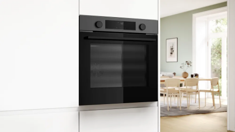 Bosch HUA736EG0T Black Inox Ankastre Fırın