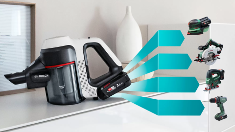Bosch BCS711XXL 18 V Dikey Şarjlı Süpürge