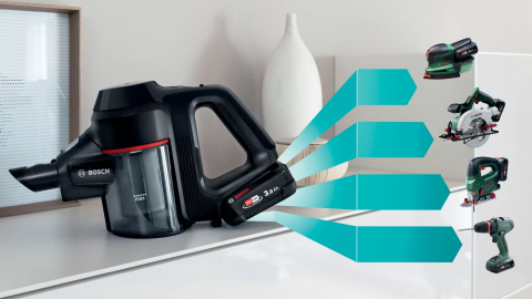 Bosch BCS712XXL 18 V Dikey Şarjlı Süpürge